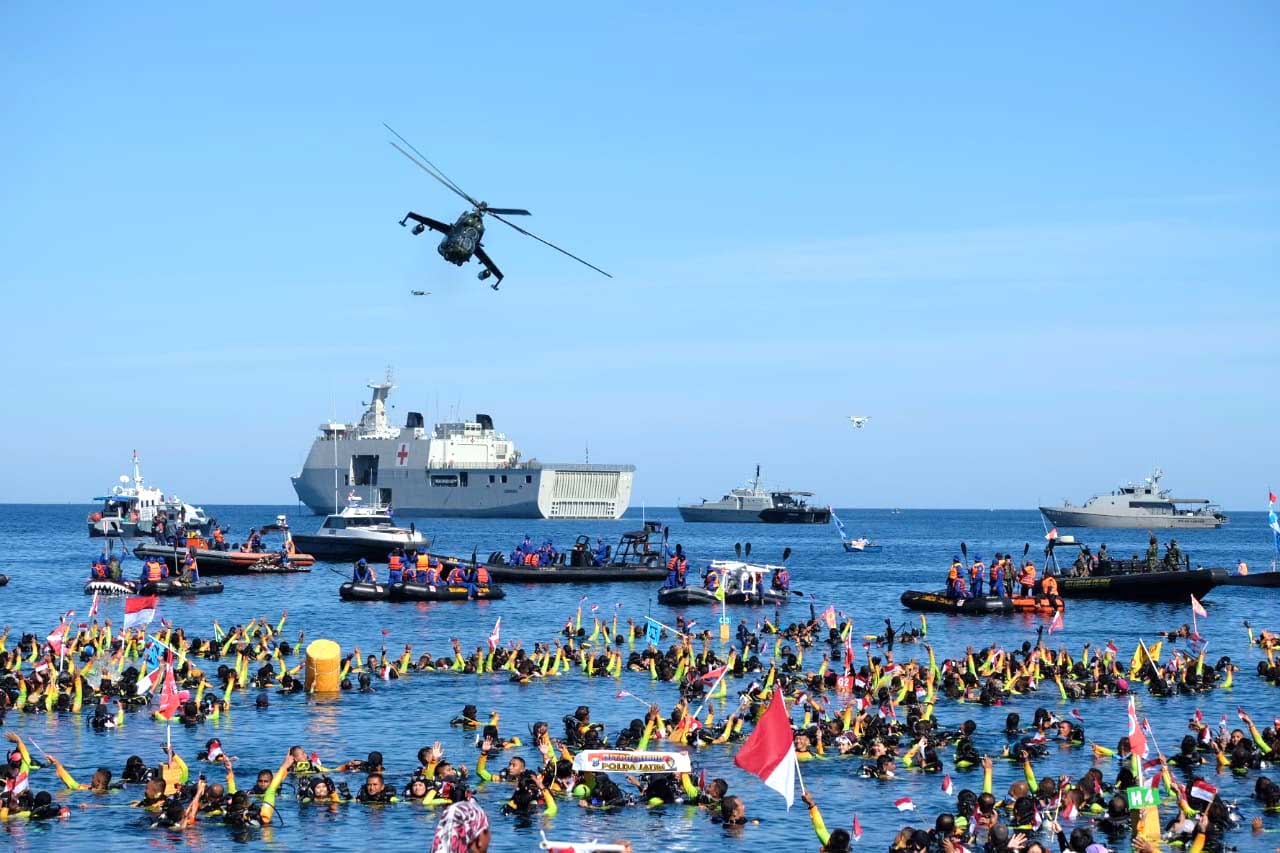 3.000 Penyelam Pecahkan Tiga Rekor Dunia